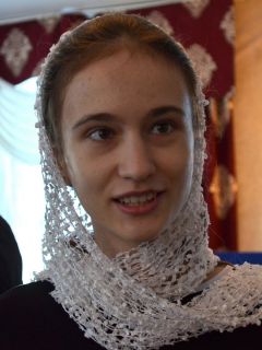 Ксения ШЕРСТЮК,  ведущая концерта, 14 лет: Разделить праздник со всеми Рождественский концерт 