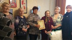 Ветерану войны и труда Софроновой Антонине Сергеевне исполнилось 90 лет ветеран войны и труда 