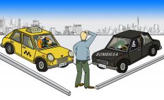 Рисунок  Анны АнфимовойЛицензия —  не гарантия безопасности такси 