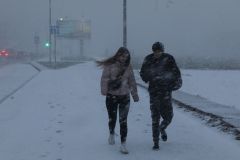 МетельГосавтоинспекция по Новочебоксарску призывает автовладельцев и пешеходов к повышенной осторожности в период неблагоприятных погодных условий метель 