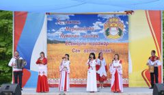 В Моргаушском районе прошел праздник песни, труда и спорта Акатуй