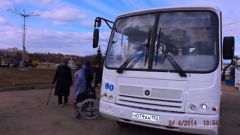 В Чебоксарах представили автобус для перевозки инвалидов-колясочников