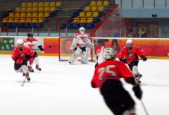 Ветераны "Сокола" вновь обыграли юниоров и выходят в плей-офф с первого места Чемпионат Чувашии по хоккею. Дивизион “Мастер” 