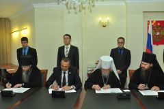 Подписано соглашение о сотрудничестве между Правительством республики и Чебоксарско-Чувашской, Канашской и Алатырской Епархиями