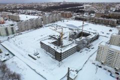 СтройкаГлава Чувашии недоволен темпами строительства школы в чебоксарском "Садовом" строительство 