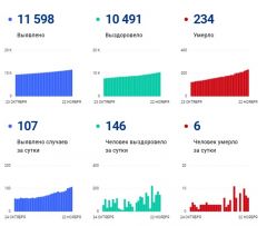 Данные на 22 ноябряОперштаб обновил данные о коронавирусе в Чувашии коронавирус 