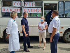 В Новочебоксарске организовали прививочный кабинет для маломобильных групп населения  #стопкоронавирус 