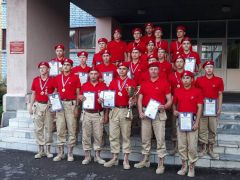 Команда Чувашии заняла II место в юнармейском военно-спортивном лагере «Гвардеец»