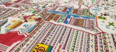 Карта ЧувашииЧувашский национальный музей завершает работу над вышитой картой республики чувашская вышивка 
