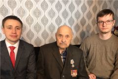 Участнику войны Петру Васильевичу Васину вручили юбилейную медаль в честь 75-летия Великой Победы  75 лет Победе 