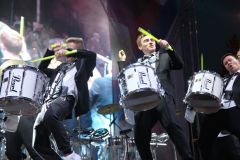 Шоу барабанщиков заряжало энергичным ритмом зрителей.День радости и гордости День города Чебоксары-2017 