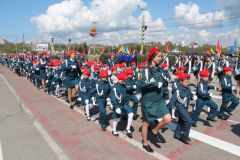 Парад дошколят и юнармейцев состоялся в Чебоксарах День Победы 