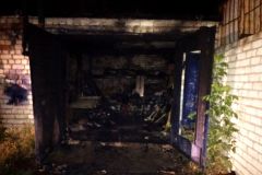 Ночью в Новочебоксарске сгорел гараж
