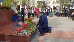 Митинг в НовочебоксарскеПраздничный митинг, приуроченный ко Дню Победы, состоялся в Новочебоксарске  День Победы 