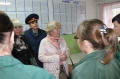 Мария Каннабих и члены общественных наблюдательных комиссий ПФО посетили ЛИУ-7  Мария Каннабих 