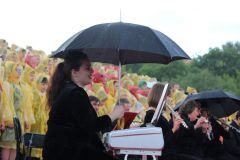 Детский хор  России в Чувашии  спел под музыку дождя
