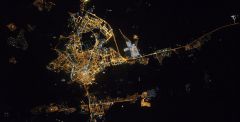Оренбург из космосаРоскосмос показал ночные города мира с борта МКС