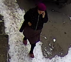 фото с камеры наблюденияПолиция ищет мошенницу похитившую у бабушки 6000 рублей, заменив их на билеты банка приколов