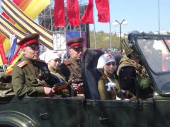 Военный парад прошел в Чебоксарах Победа-2015 