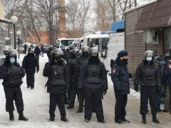 Фото из Телеграм-канала "Blog21 Чебоксары"32 из 50 участников несанкционированной акции в Чебоксарах 31 января задержаны полицией митинг 