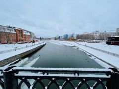 Река Уводь в черте города не замерзает даже зимой.Так и знай, я уеду в Иваново! Колесо путешествий 