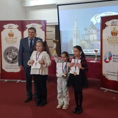 Юная шахматистка из Чувашии завоевала бронзовую медаль Детского кубка России шахматы 
