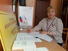 Председатель УИК № 1349 Ирина КОШКИНАБудущее страны зависит от каждого избирателя Выборы-2024 