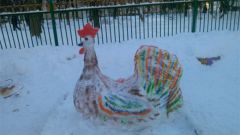 Сказочный городок из снега появился на территории детского сада №10 «Сказка»