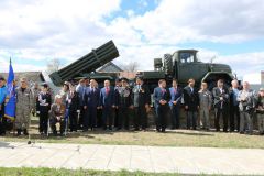 В Канашском районе появился новый военный памятник — ракетная установка «Град»