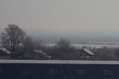 Берег Цивиля Новочебоксарск в 9 часов утра 11 марта 2013 года (фотографии) хлор в городе 