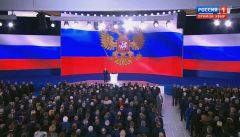 ГимнПослание Президента продолжалось почти 2 часа - это рекорд Послание Владимира Путина 