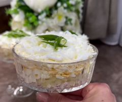 Порционный салат  “Невеста”Празднично, но не затратно Семейный стол 