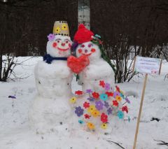 Фото cap.ruПобедили “Влюбленные снеговики”