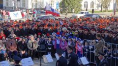 На Красной площади 8 мая чебоксарцы хором споют песню «День Победы»