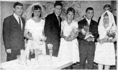 Та самая знаменательная свадьба, о которой писали в газете.  Фото из архива Л.ЗуевойВ первом клубе нас расписали Калейдоскоп 