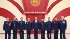 Глава Чувашии встретился с молодыми офицерами – выпускниками Военно-воздушной академии г. Сызрань