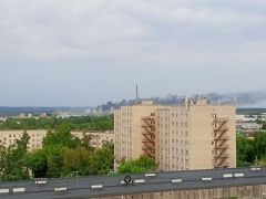 Столб дыма на территории “Химпрома”.Праздник не для всех? Грани в Сети 