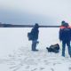 Помощь спасателей понадобилась нетрезвому рыбаку на льду недалеко от Речпорта