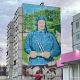 В Новочебоксарске продолжается работа над муралом с портретом Вячеслава Винокурова