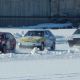 На чебоксарском заливе проходят автогонки на льду