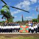 На территории зоны отдыха в Батырево установили вертолет МИ-2
