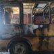 В Чувашии школьный автобус сгорел в гараже 