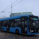 Троллейбус "КАМАЗ" вышел в тестовый рейс с пассажирами троллейбус 