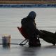 Рыбак вмерз в лед на Волге в Самарской области