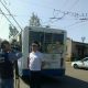 ГИБДД Новочебоксарска размещает предупреждающие баннеры на общественном транспорте