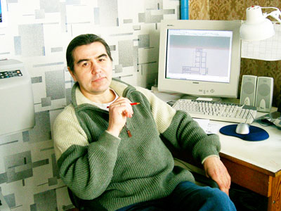 Архитектор, художник Владимир Рытин. Фото Валерия Бакланова.