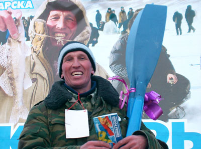  его фотография, сделанная на фестивале в 2004 году, украшала баннер нынешнего. Фото Валерия Бакланова.