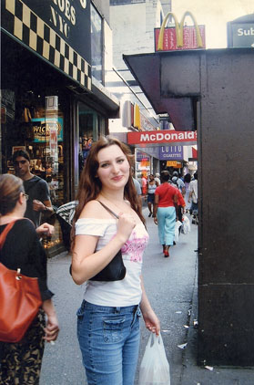 Лилия Низаметдинова на улицах Америки.