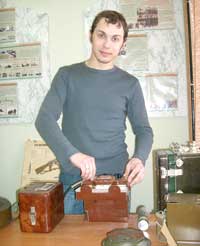 Аспирант кафедры документоведения и документационного обеспечения ЧГУ,  обладатель стипендии Президента Чувашской республики за особую творческую устремленность Петр Матюшин.Фото Валерия Бакланова. 