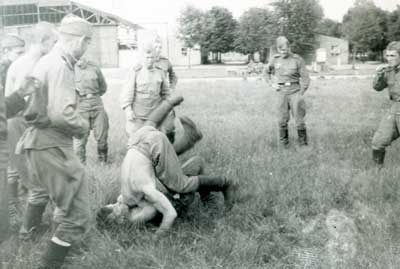 Тренировка разведчиков.